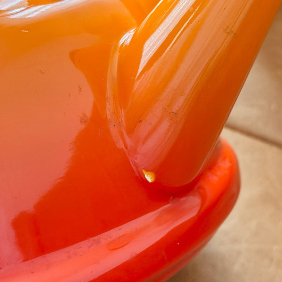 Vintage Le Creuset whistling Kettle - some damage - 1.6 litres - Picture 7 of 11